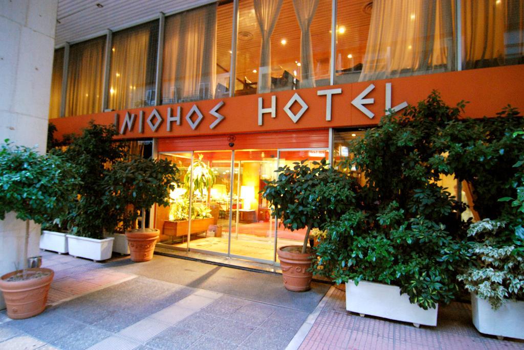 Iniohos Hotel Atenas Exterior foto